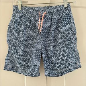 Crewcuts navy and white bathing suit. Size 10